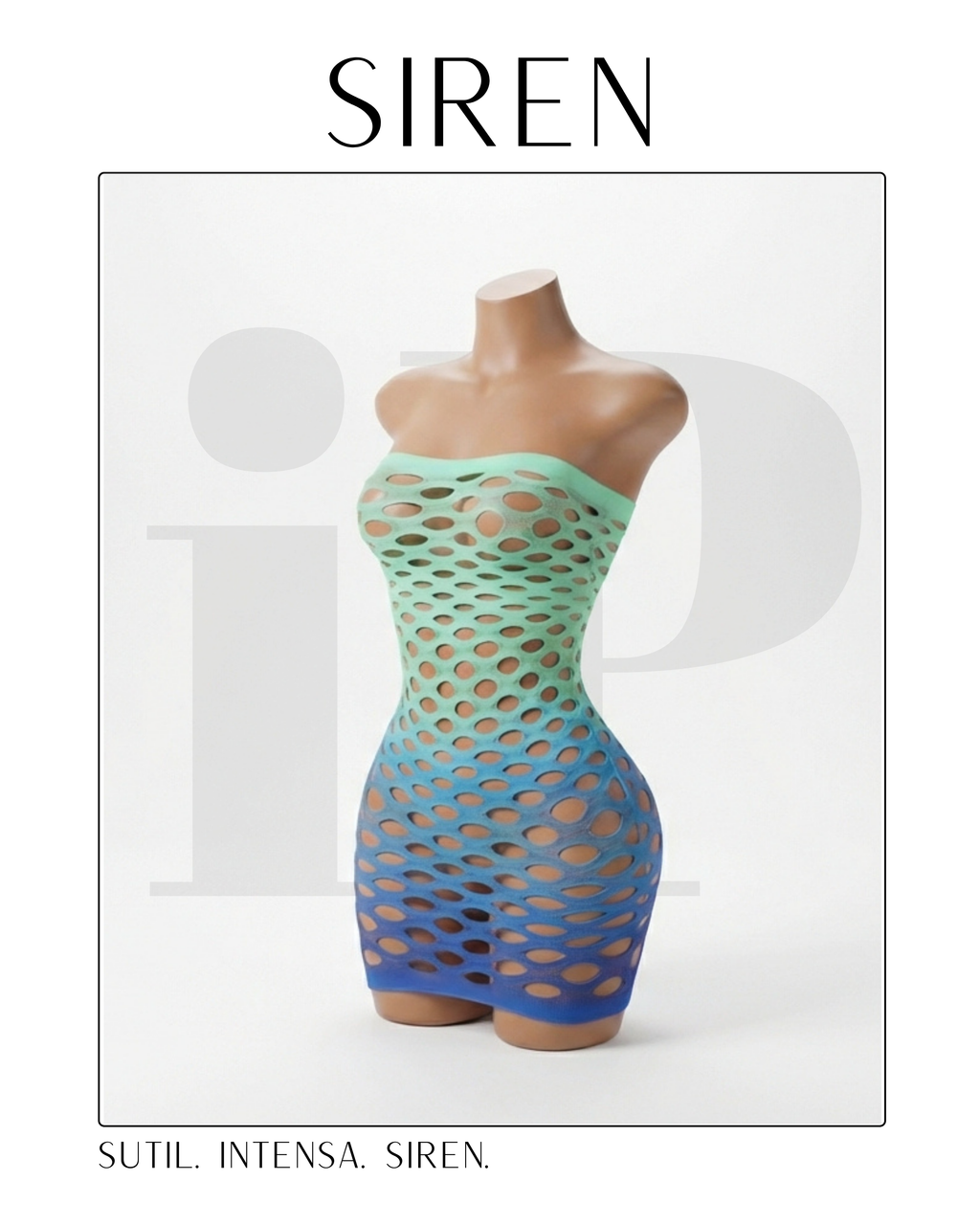 SIREN – Vestido Mesh Degradado